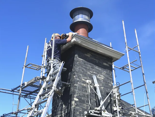 Sturdy chimney crown finished by Perris Chimney Sweep in Perris, CA