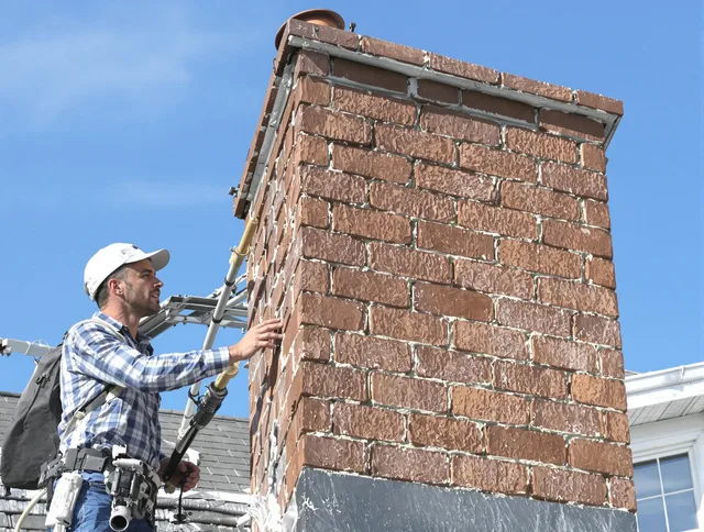 Brickwork for a chimney rebuild by Perris Chimney Sweep in Perris, CA