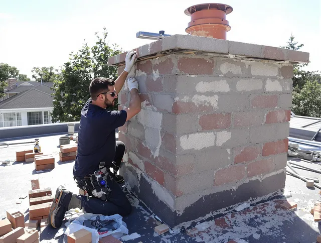 Advanced chimney repair process by Perris Chimney Sweep in Perris, CA
