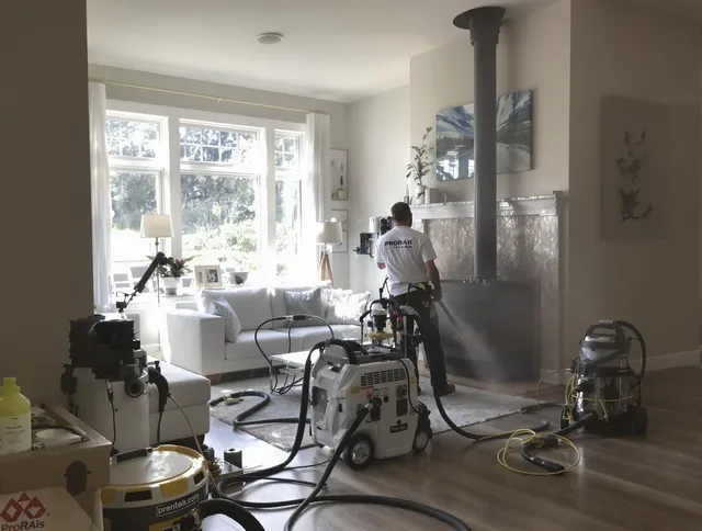 Soot removal service by Perris Chimney Sweep for a fireplace in Perris, CA